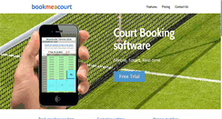 Desktop Screenshot of bookmeacourt.com