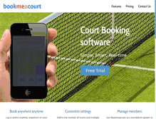 Tablet Screenshot of bookmeacourt.com